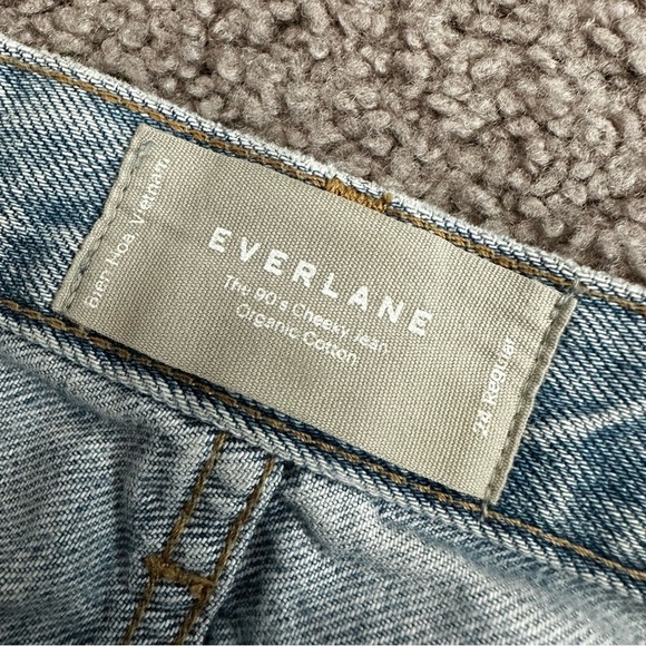 Everlane The 90s Cheeky Jean Organic Cotton Light Wash Womens 24 Regular - Picture 10 of 14